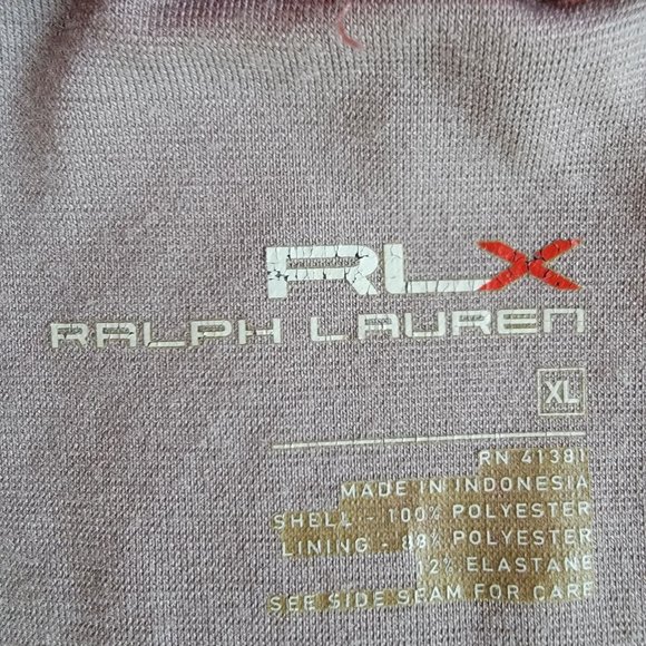 Ralph Lauren RLX Lined Swim Trunks, Red, Size XL, Pre-owned - Picture 9 of 11